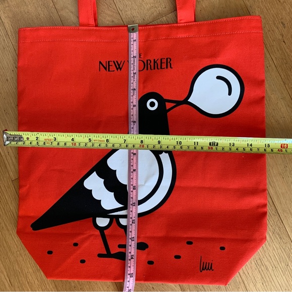 LIKE NEW! Limited Edition Red Pigeon New Yorker Tote - Picture 4 of 4
